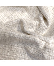 Velours chenille "Balmes" blanc