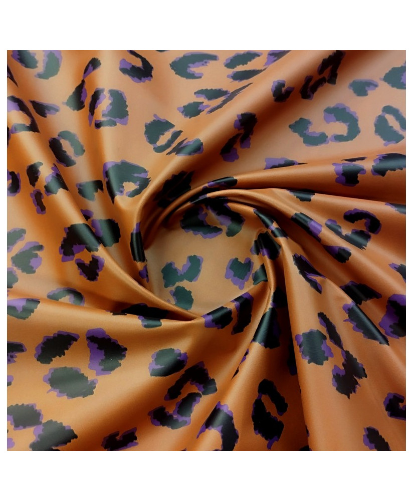 Imperméable – Fond Fauve, Motif Léopard