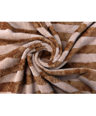 Micro éponge bambou rayée Skin /caramel