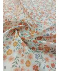 Waterproof Fabric – Pink Background with Floral Print