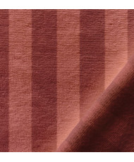 "Pink Burgundy Striped Terry Cloth – Cotton Bamboo Blend"