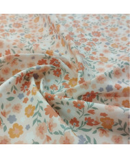 Waterproof Fabric – Pink Background with Floral Print