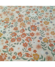 Waterproof Fabric – Pink Background with Floral Print