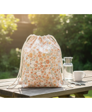 Waterproof Fabric – Pink Background with Floral Print