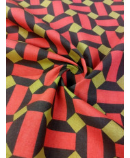 Half Twill Thérèse Dark Brown Background