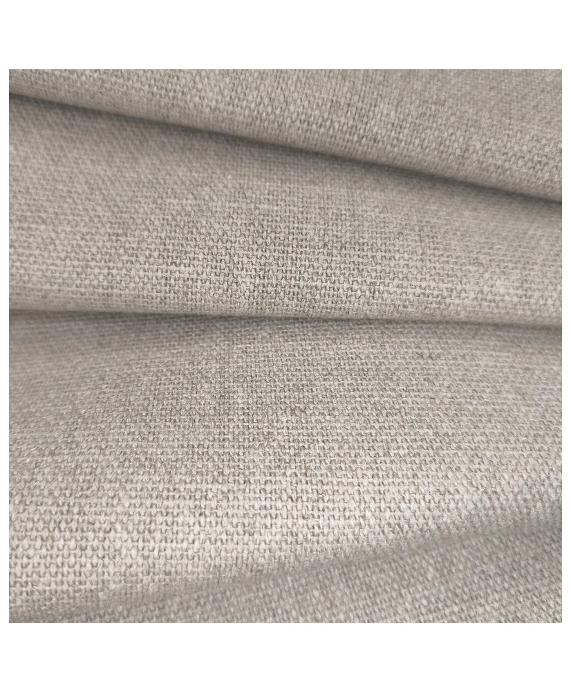 Toile lourde 100% lin "Notos" Naturel