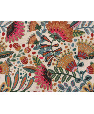 Jacquard Gina Fantaisie Floral – Tissu Épais pour Coussins et Rideaux