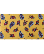 Coupon Tissu Cretonne Arlésienne All over jaune 1 m