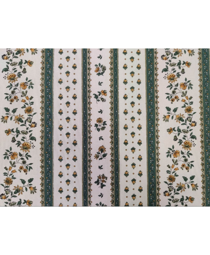 Coupon Figuerolles Rayures vert 2 m