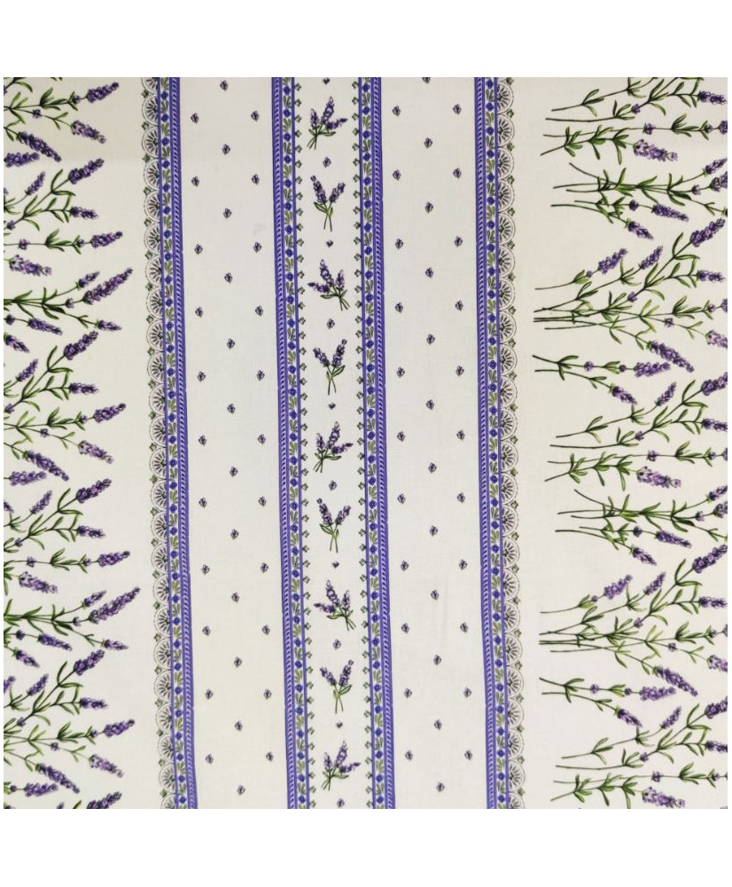 Coupon Lavandine Rayure 1 m