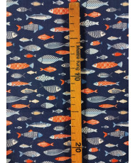 copy of Cretonne Simba bleu