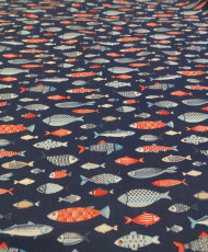 copy of Cretonne Simba bleu