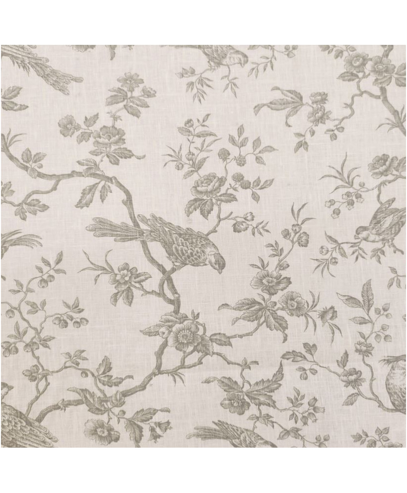 Coupon Mésange Blanc/Gris 1m