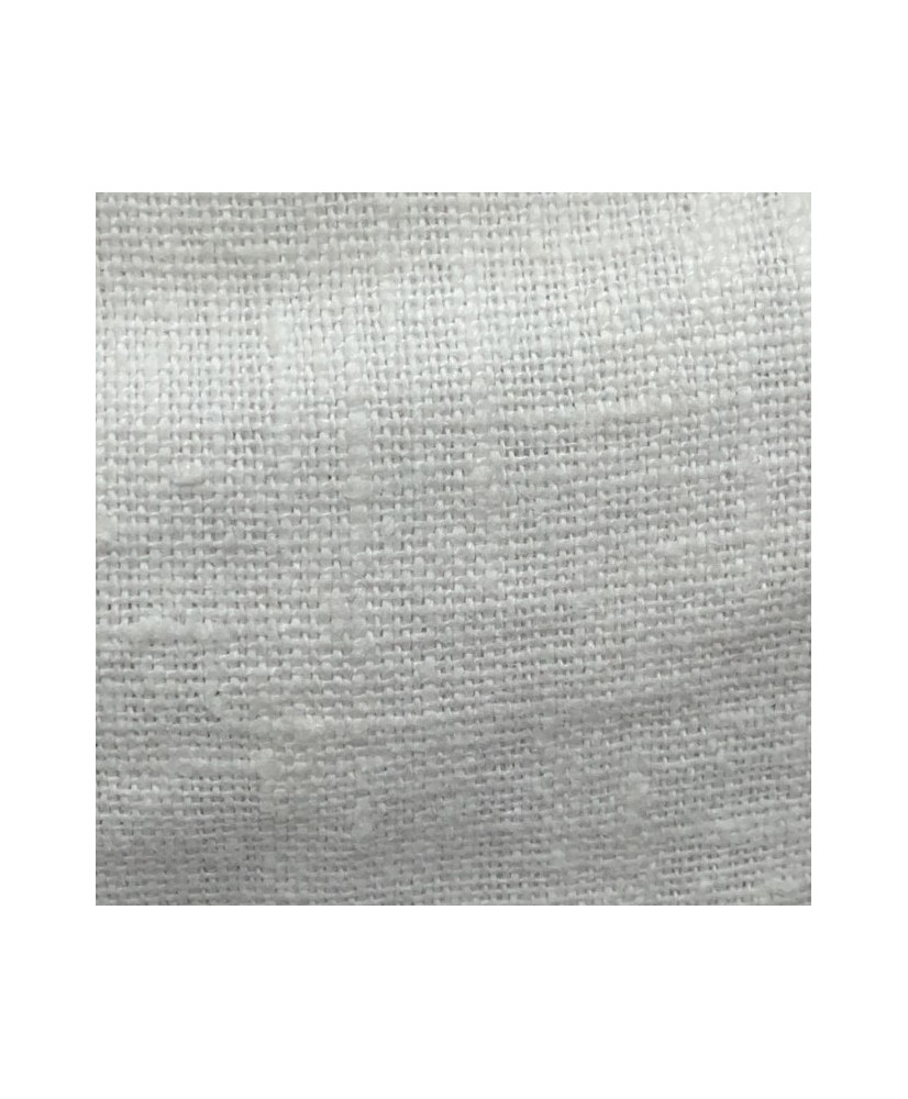 Coupon lin lavé Blanc 0m90