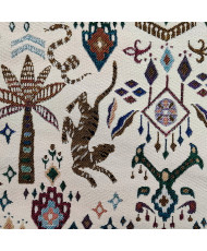 Coupon jacquard Tibet - 1 m