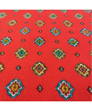 Cretonne Lourmarin rouge