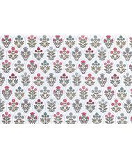 Tissu cretonne " Saphir"