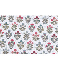 Tissu cretonne " Saphir"