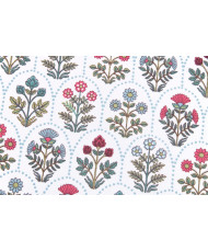 Tissu cretonne enduite" Saphir"