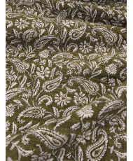 Jacquard Mumbai all over Kaki