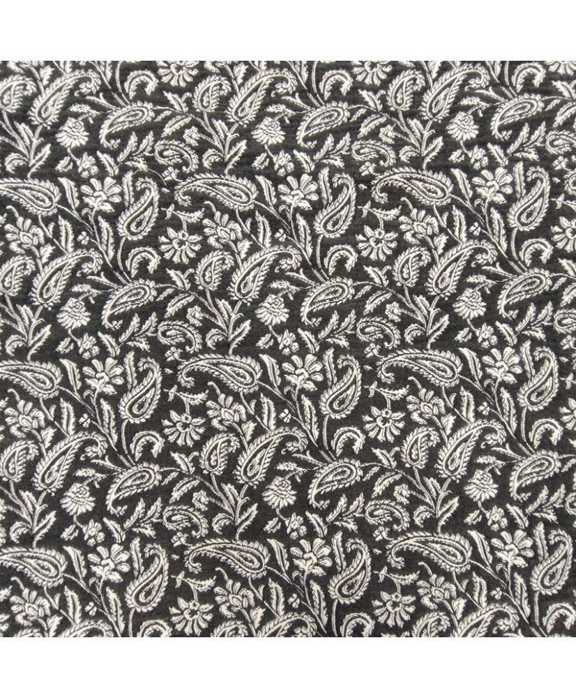 Jacquard Mumbai all over Black