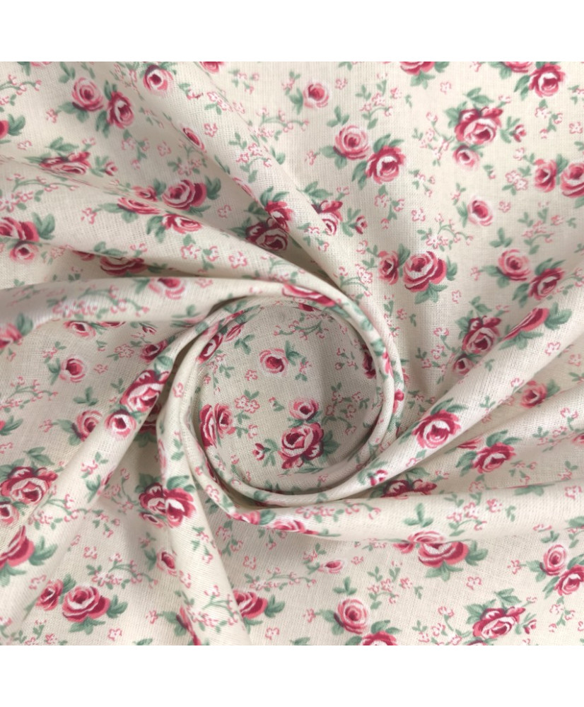 Tissu Suzanne - Cretonne 100% coton