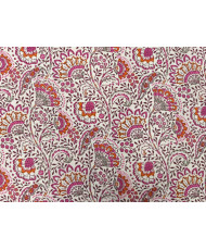 Tissu Masala - cretonne- 100% coton -rose