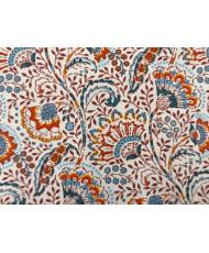 Tissu Masala - cretonne- 100% coton -bleu