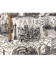 "Haussmann" Extra-Wide 100% Cotton Fabric – 280 cm