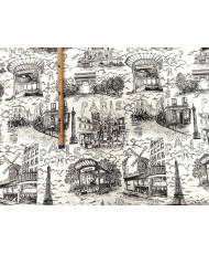 Tissu Coton "Haussman" grande largeur 280 cm