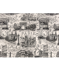 Tissu Coton "Haussman" grande largeur 280 cm