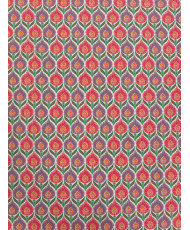 copy of Cretonne Luka turquoise/jaune