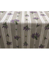 Beige Provence Ticking Cretonne Fabric