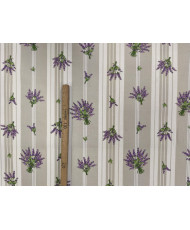 Beige Provence Ticking Cretonne Fabric