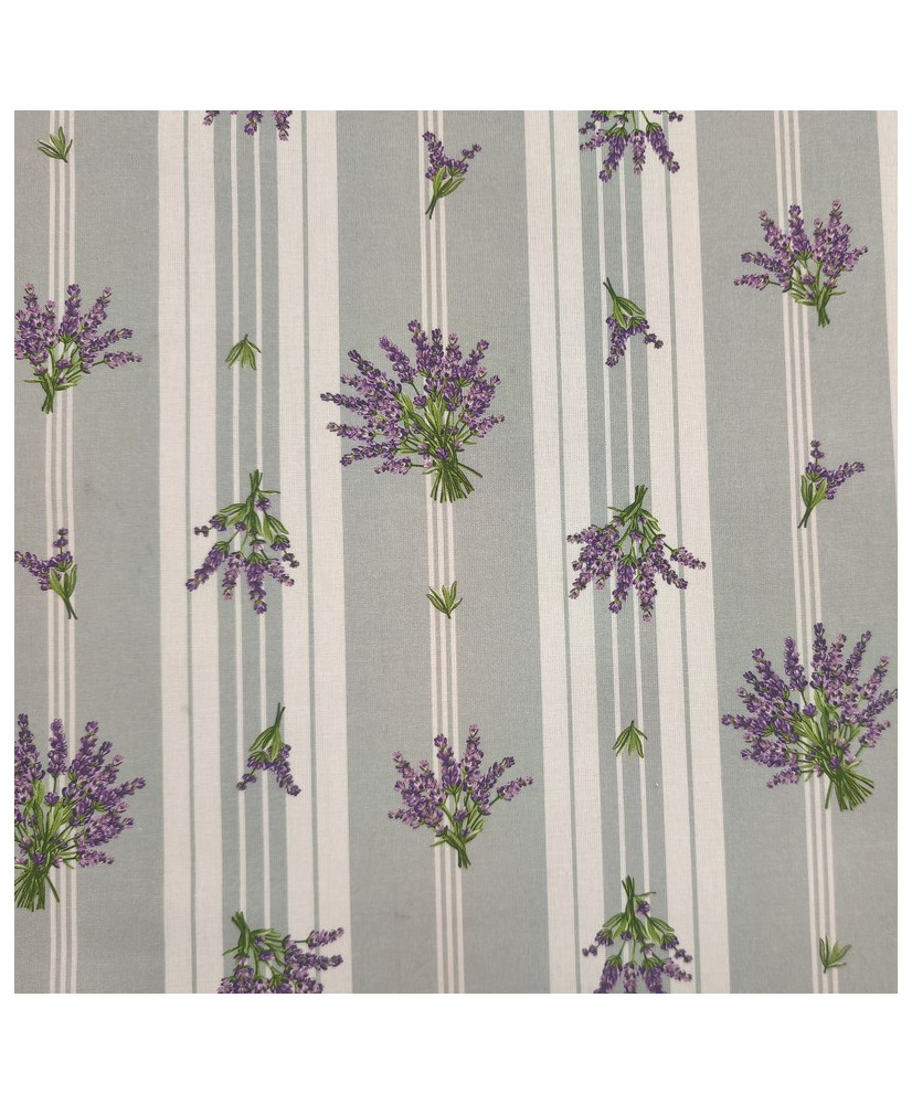 copy of Beige Provence Ticking Cretonne Fabric