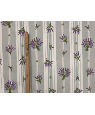 copy of Beige Provence Ticking Cretonne Fabric