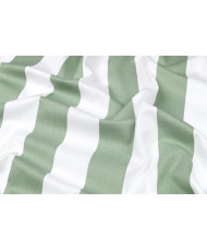 copy of Yellow and White Striped Coated Cotton Fabric - 160 cm Width