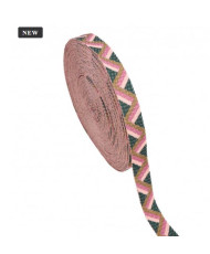 sangle Klem  pour banane, sac et pochette- Rose 25 mm