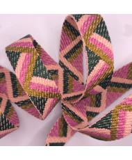 sangle Klem  pour banane, sac et pochette- Rose