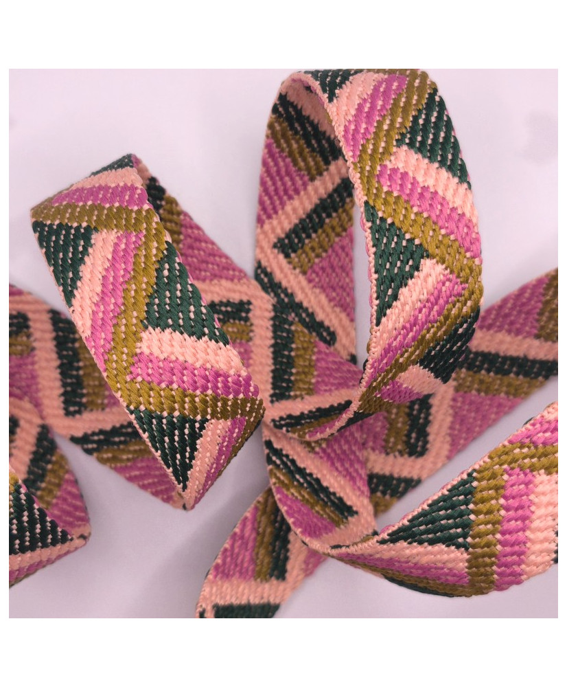 sangle Klem  pour banane, sac et pochette- Rose