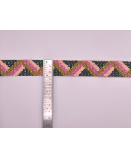 sangle Klem  pour banane, sac et pochette- Rose 25 mm