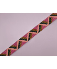 sangle Klem  pour banane, sac et pochette- Rose 25 mm