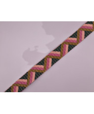 sangle Klem  pour banane, sac et pochette- Rose 25 mm