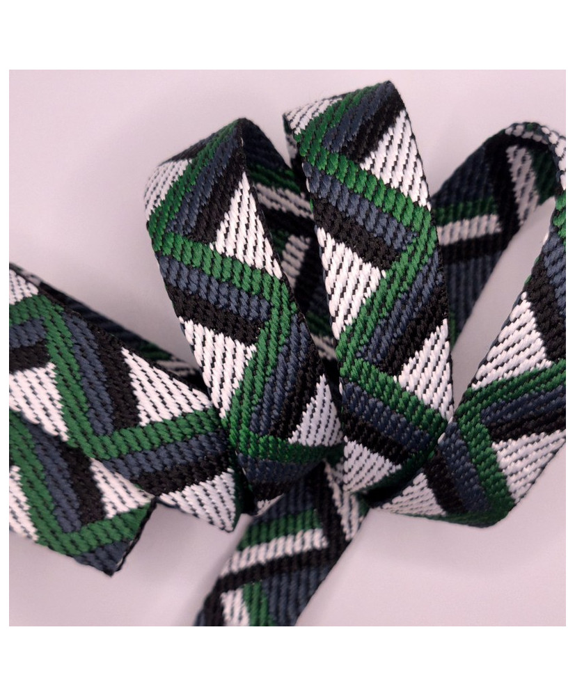 Sangle Klem  pour banane, sac et pochette-vert 25 mm