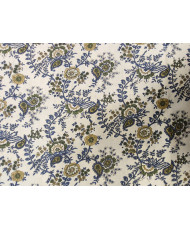 Tissu coton Jardin d'Orient : Tissu Coton aux Motifs Floraux et Cachemire