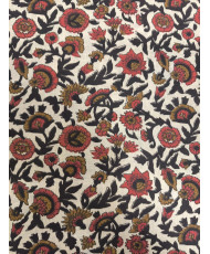 copy of Tissu coton Jardin d'Orient : Tissu Coton aux Motifs Floraux et Cachemire
