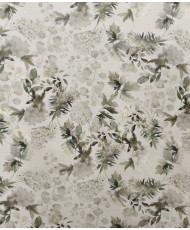 Tissu Coton Enduit Limay au Mètre - Motif Eucalyptus Aquarelle - Largeur 150 cm
