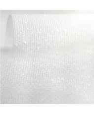 Voilage Bouclette – coloris Blanc- 295 cm de hauteur