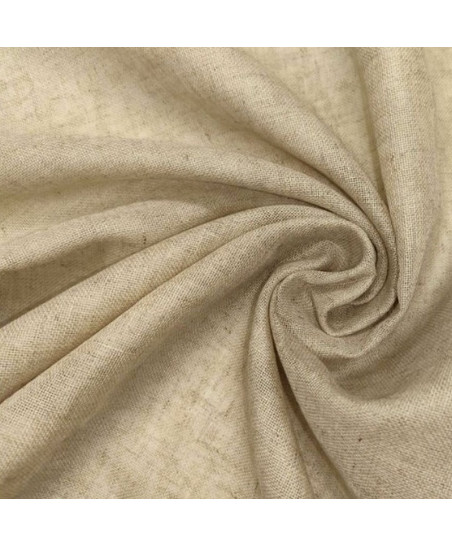 Kaolin col lin  -Voilage 300 cm plombé