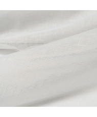 Kaolin White-style sheer fabric – 300 cm, lead-weighted hem